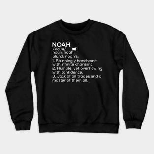 Noah Name Definition Noah Meaning Noah Name Meaning Crewneck Sweatshirt